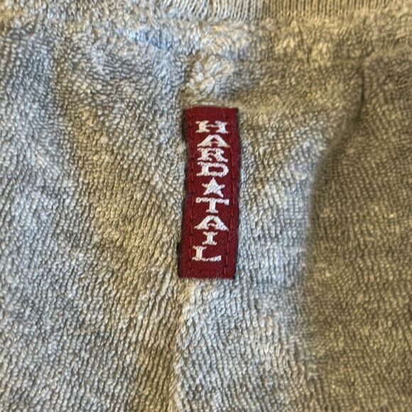 Hard Tail Girls Grey  Terry Drawstring Shorts, Size L/7-14 - Picture 6 of 6